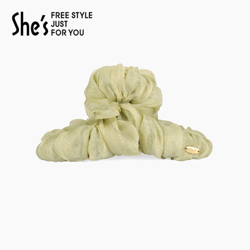 shes优雅网纱鲨鱼夹大抓夹