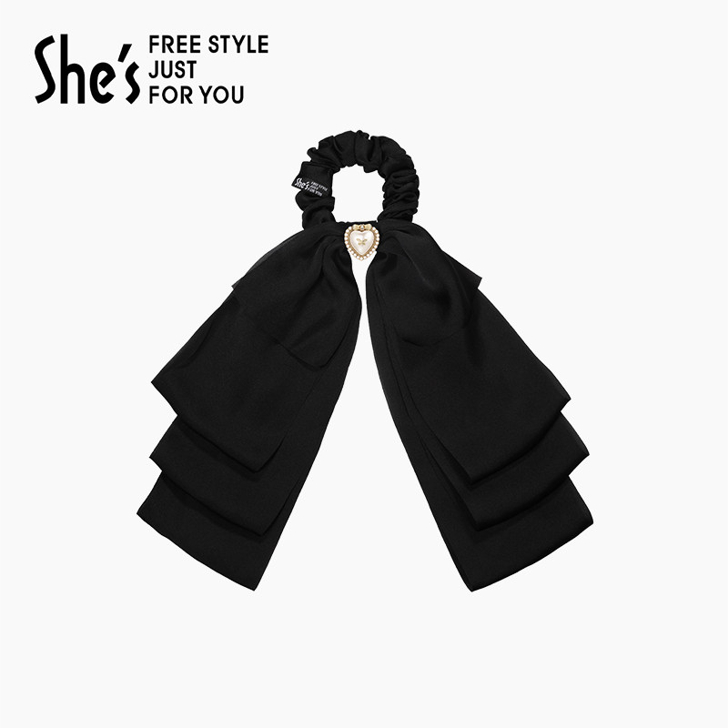 shes茜子奥莱时尚百搭大蝴蝶结飘带发带发圈发绳皮筋头绳送女友,饰品/流行首饰/时尚饰品新,发饰,淘宝优惠券,粉丝福利购,淘宝优惠卷