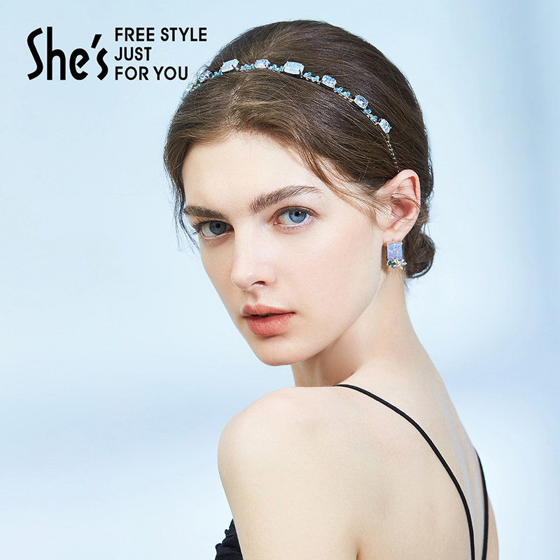 shes茜子奥莱原创无边万象璀璨贴片石发箍头箍发卡轻奢发饰头饰,饰品/流行首饰/时尚饰品新,发饰,淘宝优惠券,粉丝福利购,淘宝优惠卷
