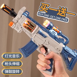 2025火爆超火玩具电动喷火枪声光枪超帅礼物男孩义乌小商品批发