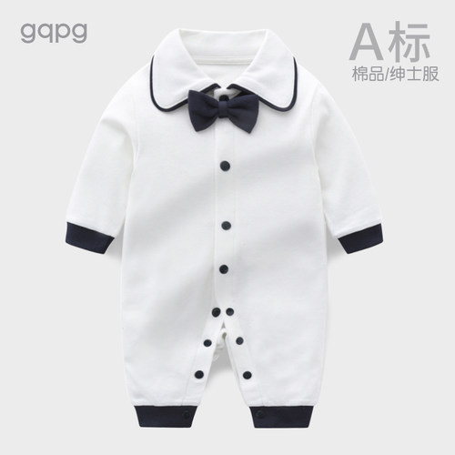 宝宝百天衣服纯棉gqpg婴儿连体衣