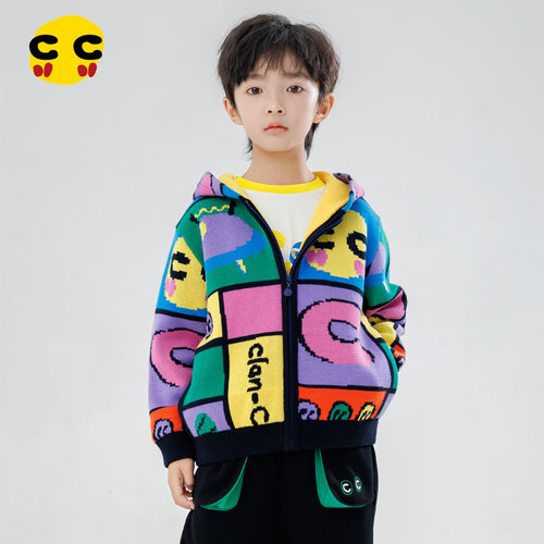clanc秋冬儿童针织外套