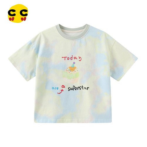 clanc圆领短袖纯棉T恤