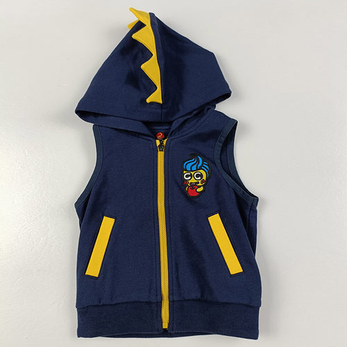 clan-c韩国潮牌时尚卡通风马甲