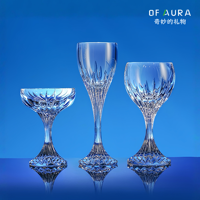 OFAURA高端K9水晶红酒杯