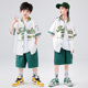 儿童街舞潮服嘻哈潮牌hiphop男童棒球服套装 女童爵士舞服装 演出服