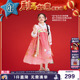唐装 年衣童装 女童中式 新品 改良汉服加绒连衣裙拜年年服 汉服裙冬季