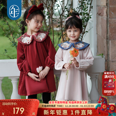 女童连衣裙年衣甜美女