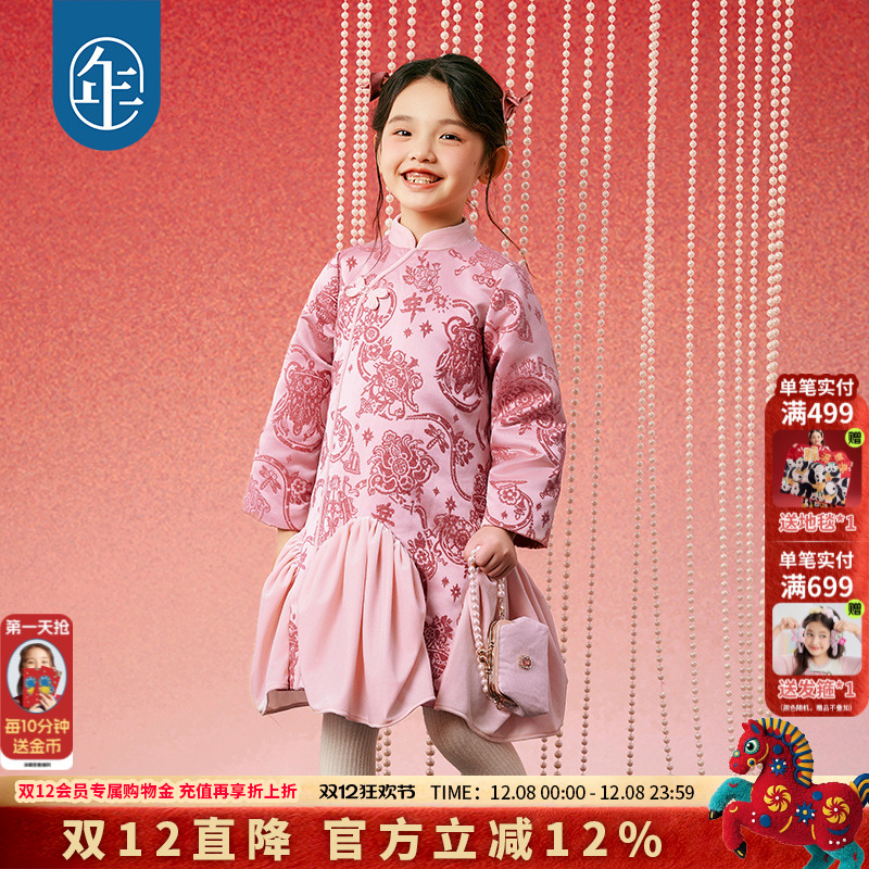 年衣童装儿童旗袍女童连衣裙