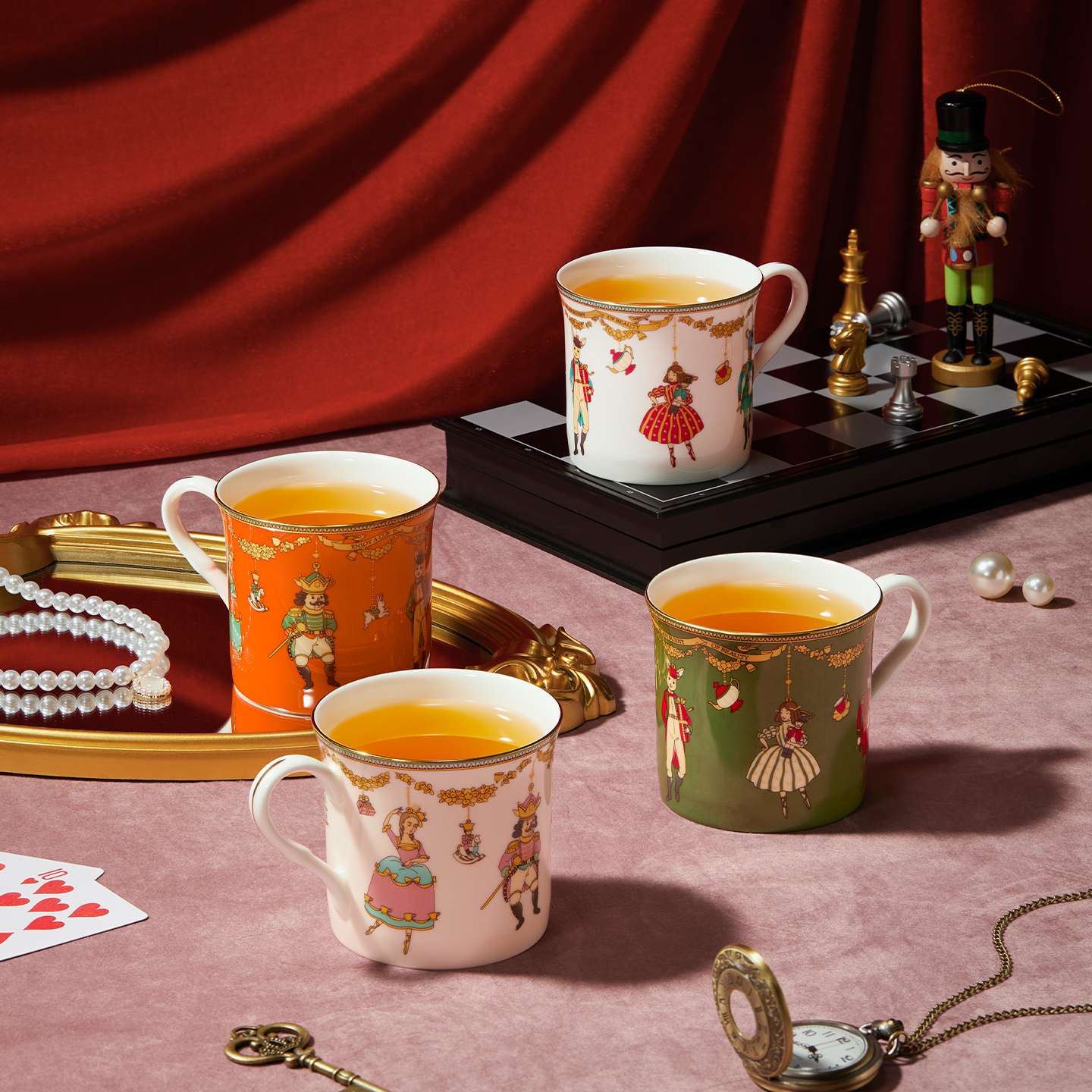 布兰兔新款童趣骨瓷马克杯