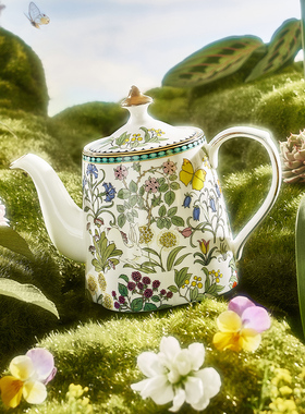 布兰兔blanbunny煮茶壶泡茶家用2025新款下午茶器骨瓷单壶茶具