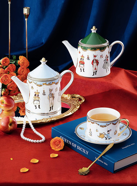 布兰兔blanbunny旋转派对系列骨瓷茶具杯碟精致高级感下午茶餐具