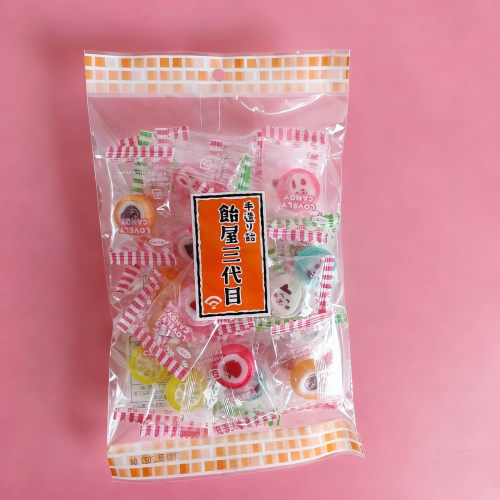 日本金扇饴屋三袋目什锦味糖果