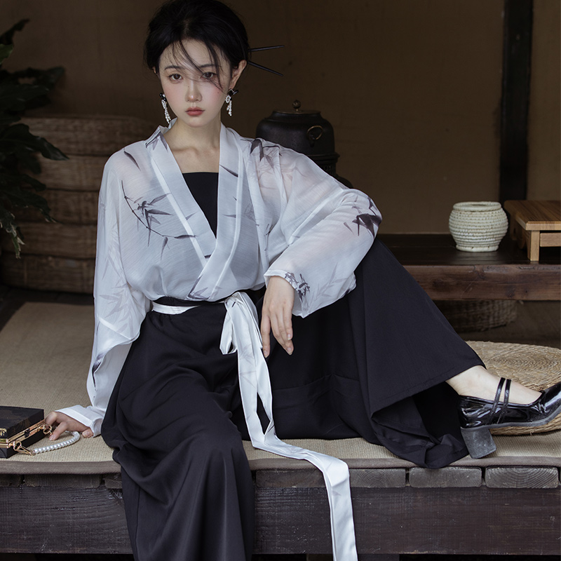 茵卡蕾夏宋制汉服三裥裙宋裤夏季