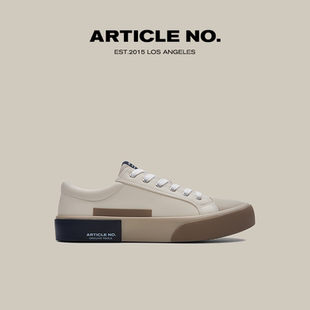 白举纲同款 皮鞋 ARTICLE 男女同款 百搭运动板鞋 NO.1010小白鞋