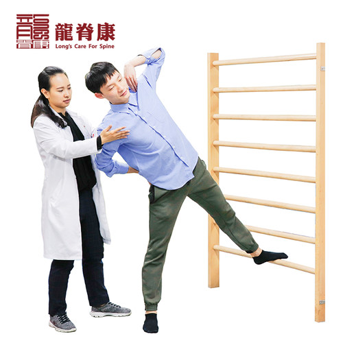 木质肋木室内脊柱侧弯实木压腿架儿童成人舞蹈房设施康复训练健身
