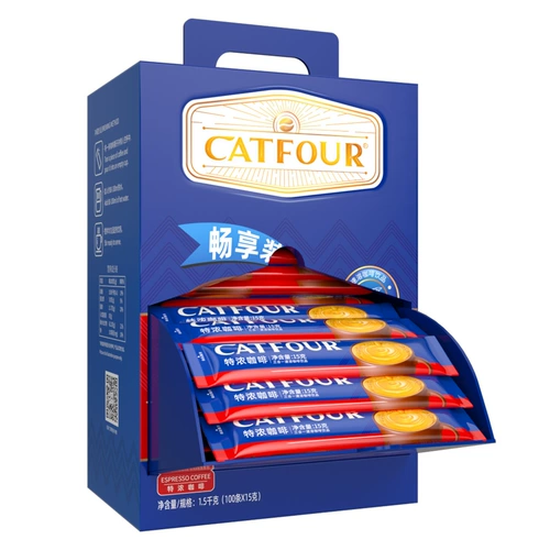[Рекомендуемая подарочная коробка нового продукта] Catfour Coffee Special -Ledere Coffee Quick -Современный подарок три -один -один скорость кофе