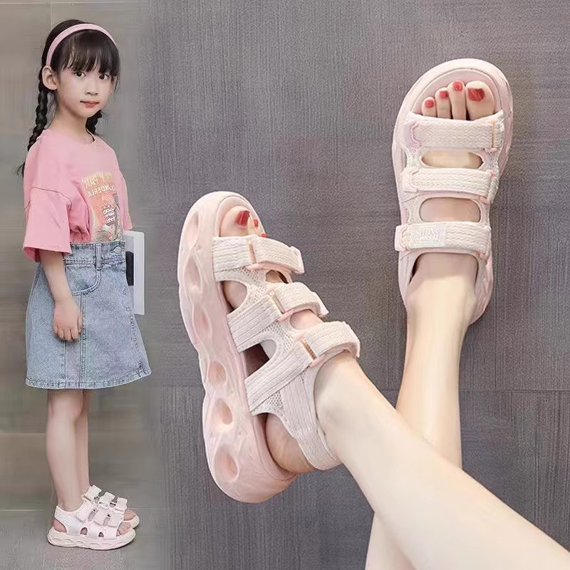女童凉鞋新款儿童2025夏季软底