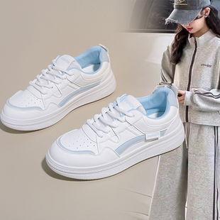 女童2026春秋新款简约百搭小白鞋中大童女款洋气软底舒适运动板鞋