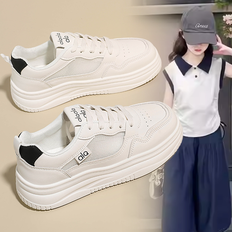 时尚女童2026春季新款韩版小众学生百搭小白鞋女孩日常洋气板鞋女