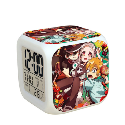 动漫周边闹钟地缚少年花子七彩