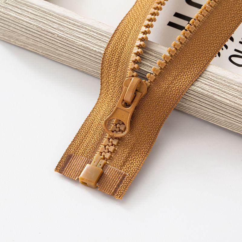 5号棕色 树脂拉链开尾服装辅料单开羽绒服外套工作服包包单头拉锁,居家布艺,拉链,淘宝优惠券,粉丝福利购,淘宝优惠卷