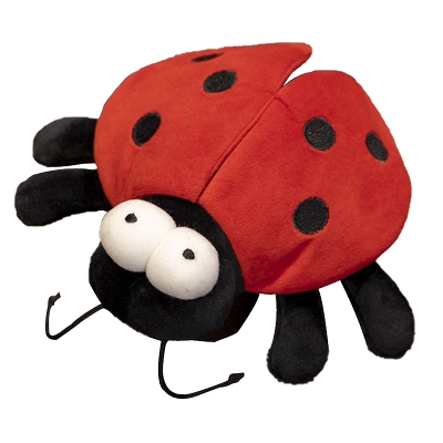 创意搞怪七星瓢虫公仔毛绒玩具小昆虫玩偶蜜蜂布娃娃宝宝安抚布偶