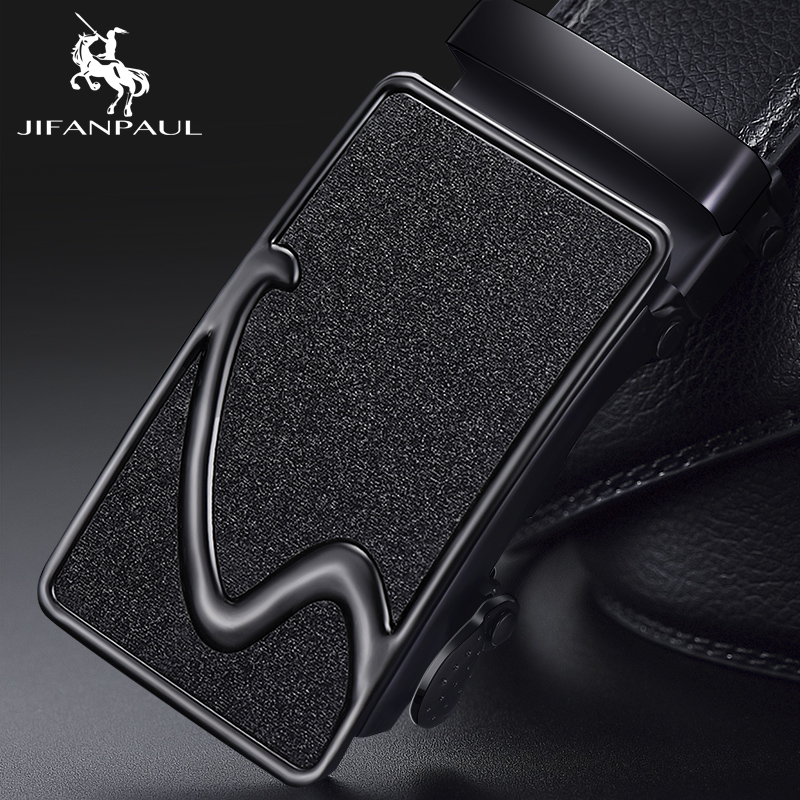 男士皮带商务休闲风少真皮自动扣