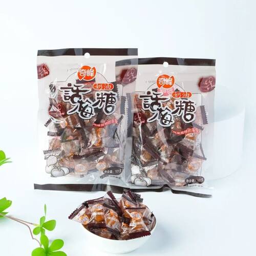 【低价促销】101g奇峰硬糖奶油话梅ktv餐馆商用居家办公追剧零食