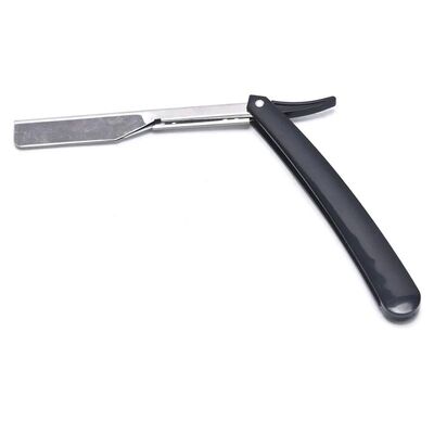 Portable Black Folding Manual Razor Holder Shaving Eyebrow B