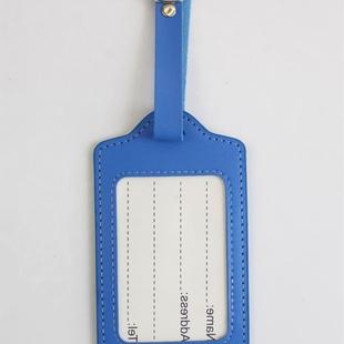 PU Leather Suitcase Luggage Tag Label Bag Pendant Handbag Po