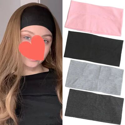 1PC Wide Headband Sports Cycling Wash Face Hairbands Soft Yo