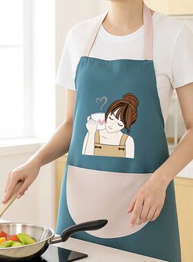 Waterproof PVC Apron - Adjustable Oil & Stain Resistant Kitc
