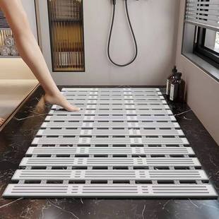 Non Slip Bath Mat Quick Drain Shower Floor Mat Bathtub Mat