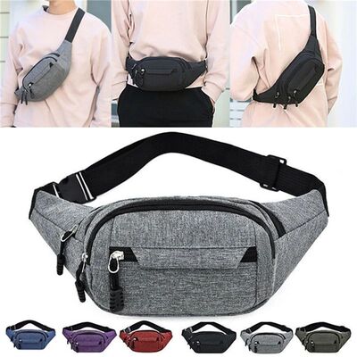 Hip Belly Banana Bum Chest Belt For Men Women Waist Bag Male