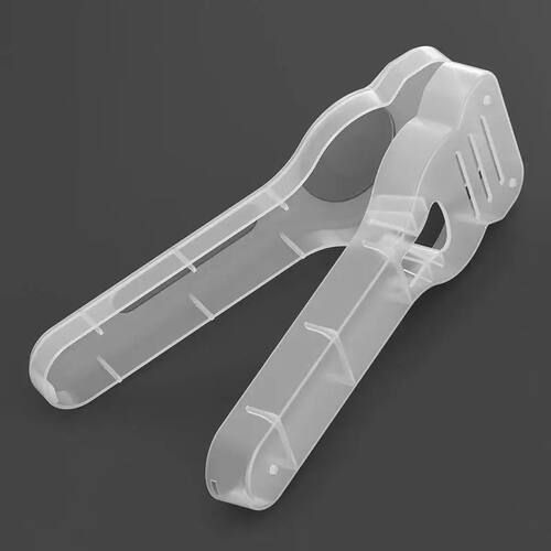 1/2/4pcs Shaver Storage Box Transparent Plastic Razor Box Bl
