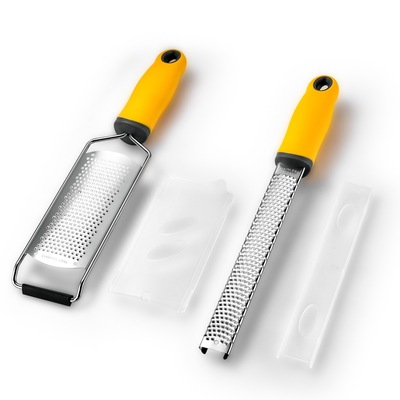 Cheese Grater Lemon Zester Kitchen Tool Onion Slicer Holder