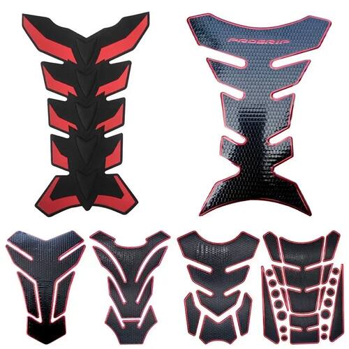 Motorcycle Accessories 3D Fishbone Sticker Fuel Tank Decorat