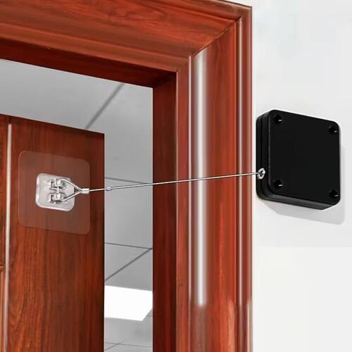 1 Piece Black Door Closer, Easy To Install Without Drilling,