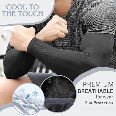3 Pairs Unisex Sun Protection Arm Sleeves Breathable Cooling