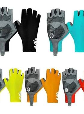 Half Finger Riding Gloves Anti Slip Bicycle Gloves Indoor Fi