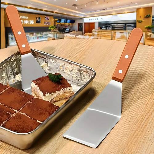 Stainless Steel Slanted Spatula, Kitchen Tools & Accessories