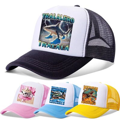 Tralalero Tralala Baseball Cap Kids Adult Summer Sun Hat Tun