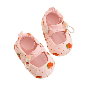 春秋婴儿软底鞋子 8个月1岁女宝宝婴童室内学步鞋鞋袜秋季透气软