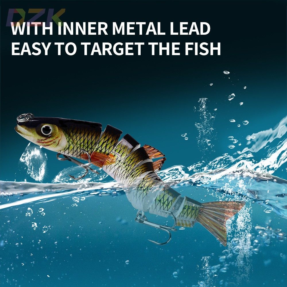 路亚饵多节鱼12.5cm 21.5g塑料假饵8节多段硬饵海钓鱼饵渔具高m3