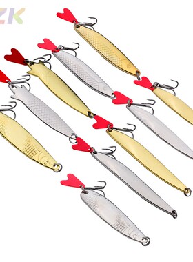 金属亮片远投路亚饵 微物马口瓜子亮片 白条翘嘴鲈鱼勺型路亚假m8