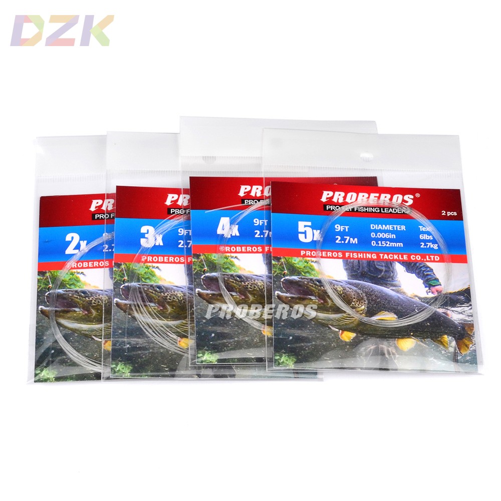 9FT 0X-6X飞钓线尼龙子线变径前导线变径子线鱼线飞蝇线FD2m2