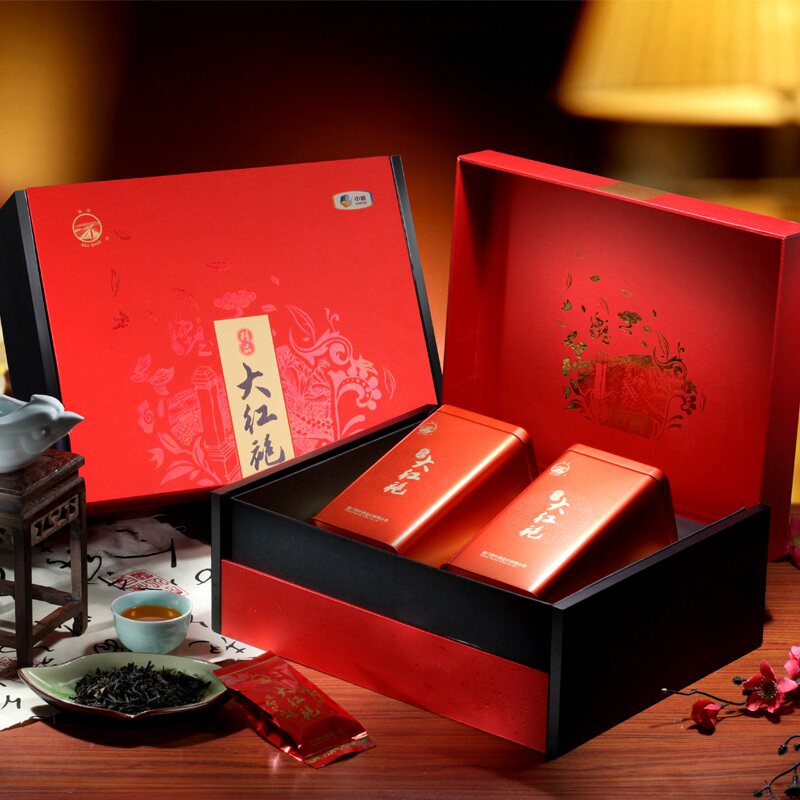 海堤茶叶大红袍茶叶礼盒精品大红袍高香2018青岛上合组织峰会用茶