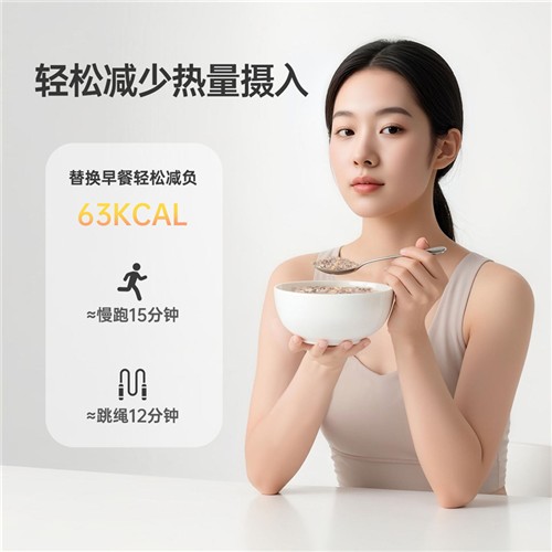 0添加蔗糖营养早餐无蔗糖精奇亚籽燕麦片广东产健身代餐食品即食