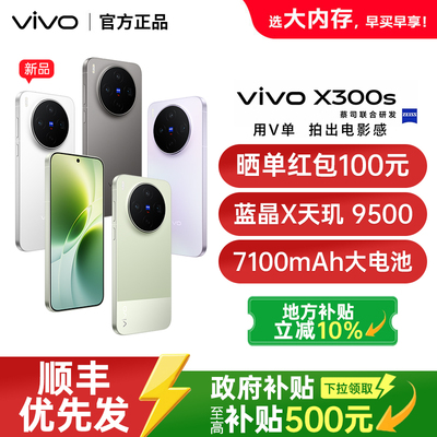 【政府补贴至高500元】vivo X300s vivox300s手机新品vivo手机官方旗舰店正品vivo手机vivox300s